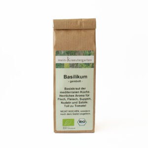 Bio Basilikum, gerebelte Blätter 30g