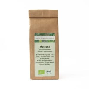 Bio Melisse (Zitronenmelisse), geschnittene Blätter 30g