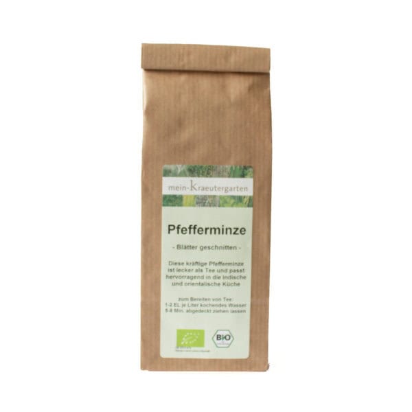 kraeuter_tee_bio_pfefferminze_blaetter_geschnitten_mein_kraeutergarten