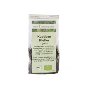 Bio Kubeben-Pfeffer, ganze Beeren 50g