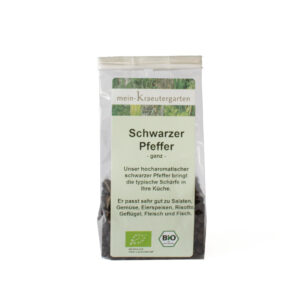 Bio Pfeffer schwarz, ganze Pfefferkörner 50g