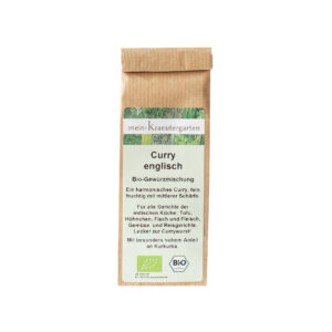Bio Curry englisch im Beutel 50g