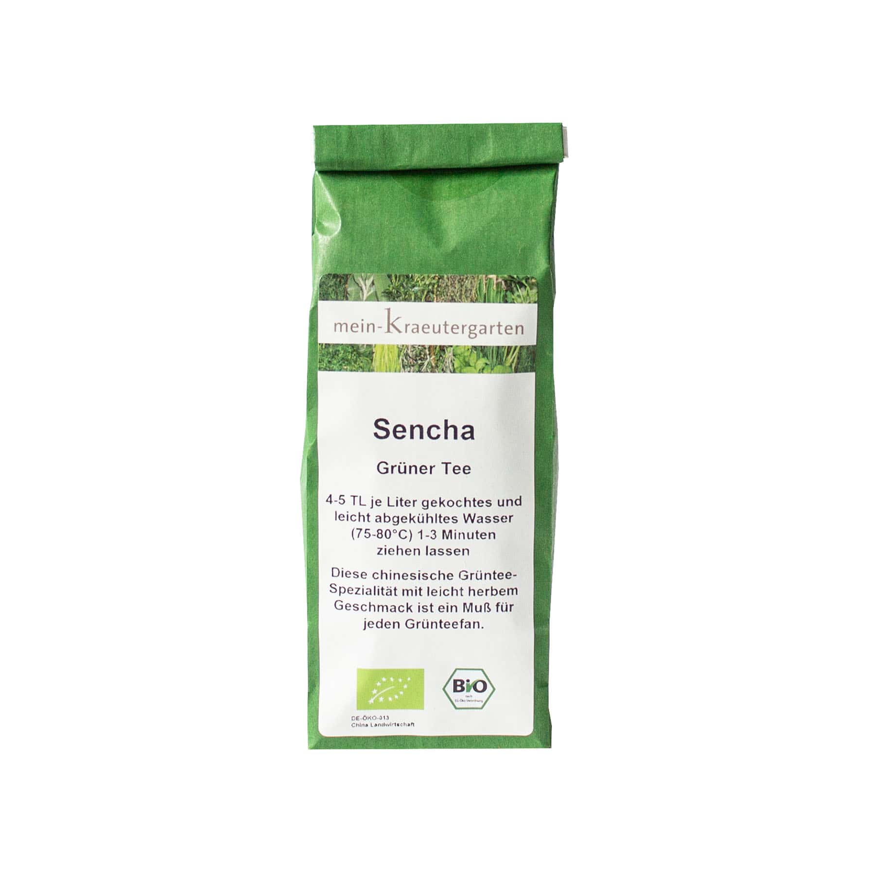 tee_bio_gruener_sencha_china_mein_kraeutergarten