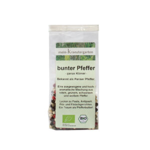 Bio Bunter Pfeffer ganze Körner